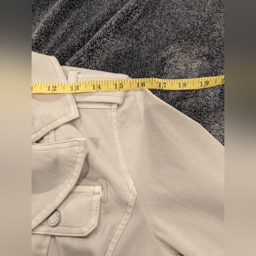 🔥New With Tags Whitehouse Black Market beige jacket size 0 - Picture 12 of 16